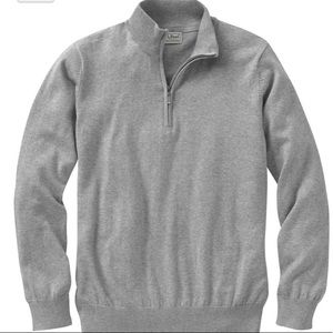 Llbean quarter zip sweater